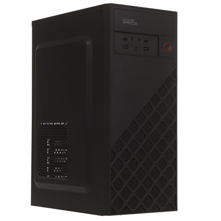 Компьютерный корпус KingPrice KPCC-MN208 черный без БП mATX 1x80мм 2x120мм 2xUSB 2.0 audio