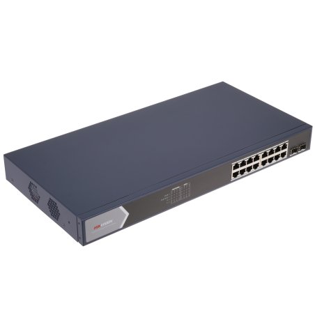 Коммутатор 16PORT 1000M POE DS-3E0518P-E/M HIKVISION с грозозащитой 6кВ