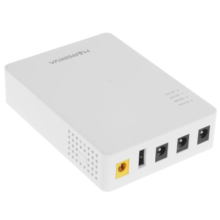 Мини ИБП. Вход DC 12V/2.0A; независимый выход 12V, 9V, 5V DC, с USB 5V/2.1A, MARSRIVA