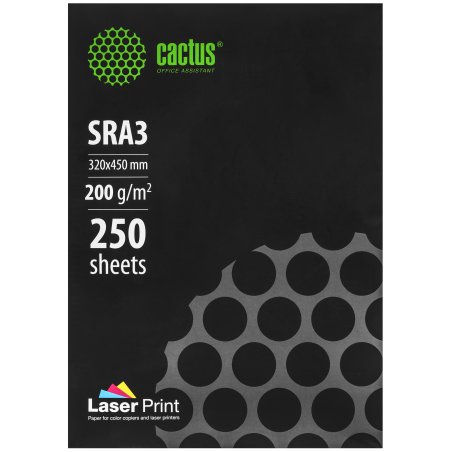 Бумага Cactus CS-LPSRA3200250 SRA3/200г/м2/250л./белый для лазерной печати