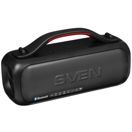 Мобильные колонки Sven PS-360 2.0 черные 2x12W Bluetooth