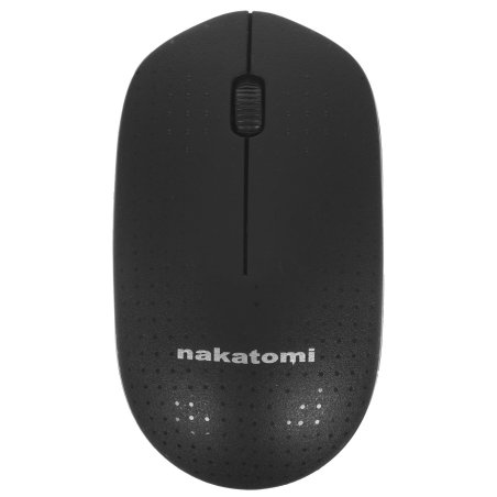 Мышь беспроводная Nakatomi MROG-20UR черный, 2400 dpi, радиоканал, USB, кнопки - 6