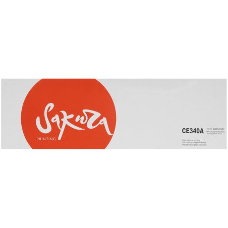 Картридж лазерный Sakura CE340A для HP LJ 700/775, черный, 13 500 к.