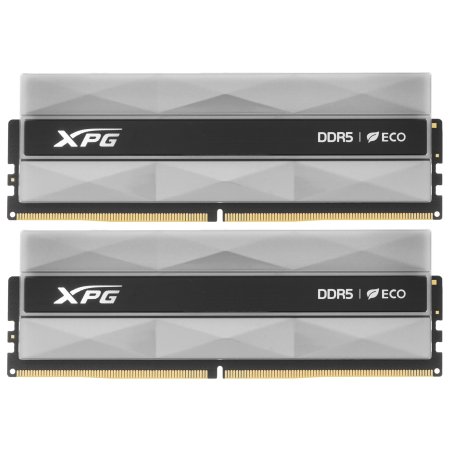 Оперативная память XPG Lancer, DDR5, 32Gb (2x16Gb), 6000MHz, CL30, DIMM, с радиаторами, RGb, серебристый