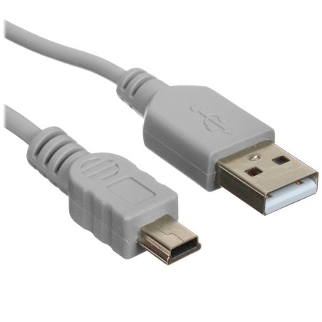 Кабель Rexant mini USB (male) штекер - USB-A (male) штекер, длина 3 метра, серый (PE пакет)