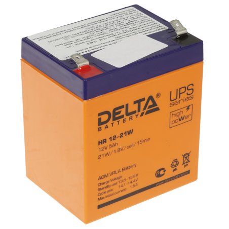 Батарея Delta HR 12-21W (12V, 5Ah)