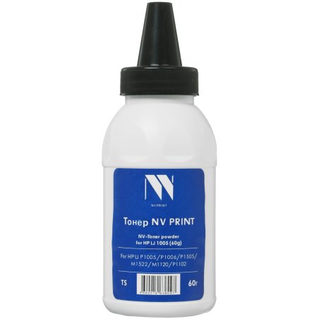 Тонер HP LJ P1005/P1505/ProP1566/ProP1102 (NetProduct) 60 г, банка