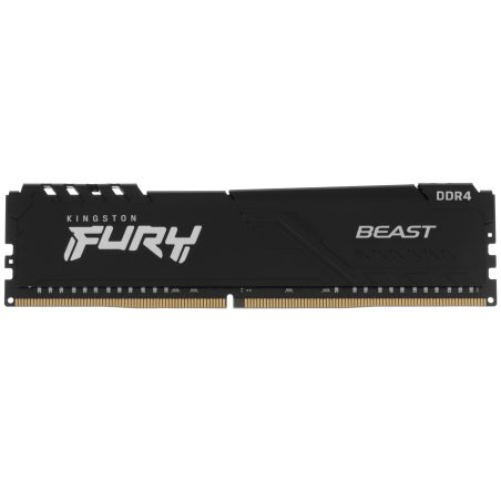 Оперативная память Kingston 16Gb 3200MT/s DDR4 CL16 DIMM 1Gx8 FURY Beast Black