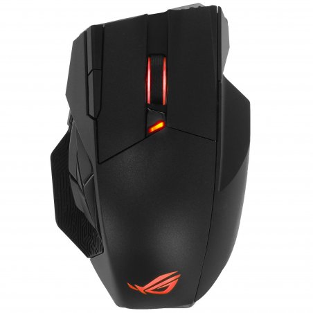 Мышь беспроводная/проводная ASUS ROG Spatha X черный, 19000 dpi, радиоканал, USB, кнопки - 12