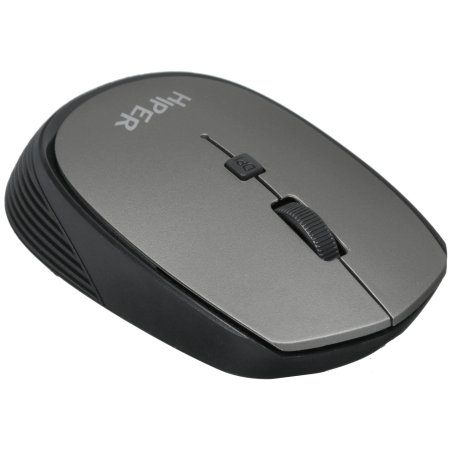 Мышь беспроводная HIPER HOMW-081 серый, 1600 dpi, радиоканал, USB, кнопки - 4