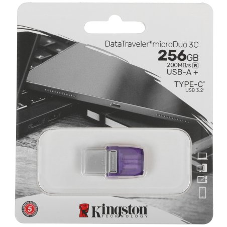 Флешка USB Kingston USB 3.2 256Gb DTDUO3CG3/256Gb