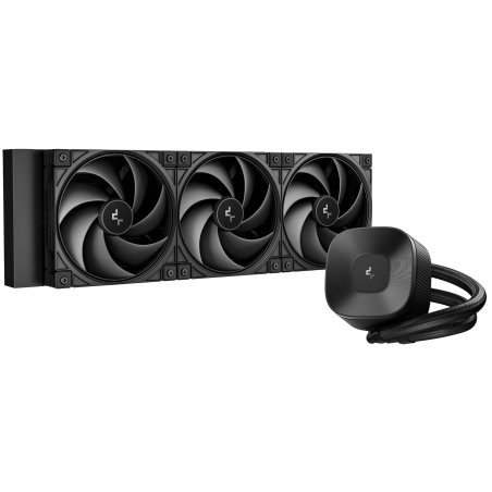 Система водяного охлаждения Deepcool LE360 V2 Zero Dark Soc-AM5/AM4/1200/1700/1851 черный 4-pin 19-31.6dB Al 250W 1632gr Ret (R-LE360ZERO-BKLNMD-G-1)