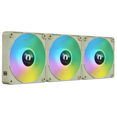 Комплект вентиляторов для корпуса Thermaltake CT120 EX ARGb Sync (3 шт.) зеленый, 120 мм, 2000 об/мин, 28.5 дБ, 4 pin
