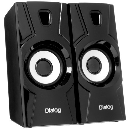 Акустическая система Dialog Colibri AC-02UP черный акустические колонки 2.0, 5W RMS, питание от USB