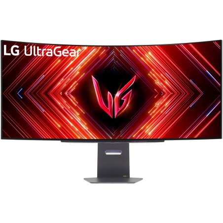 Монитор 44.5" LG UltraGear 45GS95QE-B OLED 3440x1440, 240 Гц, 0.03 мс, 21:9, 1300 кд/м2, 2xHDMI, 1хDP, изогнутый, черный, 1x3.5 мм