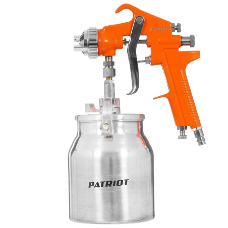 Краскораспылитель Patriot HVLP 1.8B 100л/мин соп.:1.8мм бак:1л