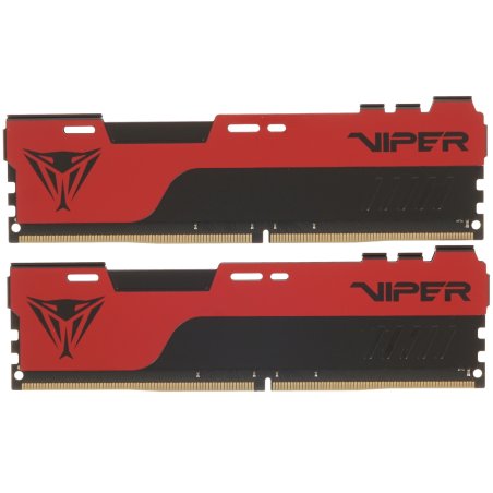 Оперативная память Patriot Viper Elite II, DDR4, 64GB (2x32 GB), 3200 MHz, CL18, DIMM, радиатор, красный/черный
