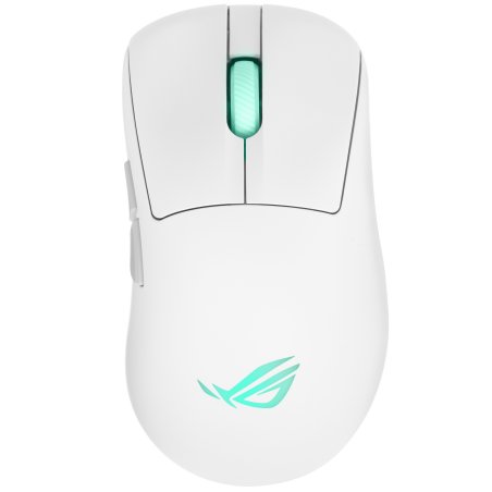 Мышь беспроводная/проводная ASUS ROG Keris II Ace белый, 42000 dpi, радиоканал, Bluetooth, USB, кнопки - 6