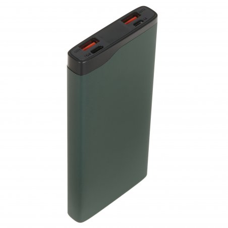 Портативный аккумулятор OLMIO QL-10, 10000mAh, 22.5W, QuickCharge3.0/PowerDelivery, LCD, серый