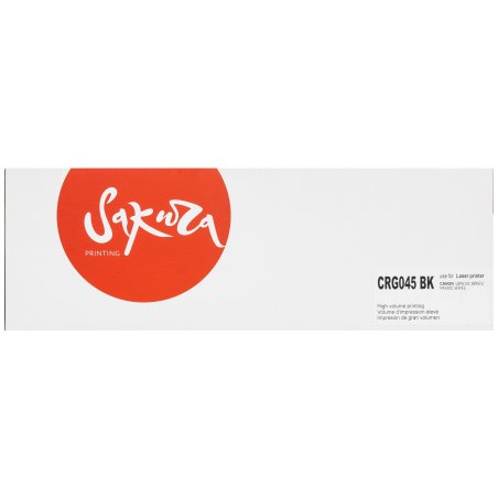 Картридж лазерный Sakura CRG045BK для Canon i-SENSYS LBP-610C, MF-630C, черный, 1 400к.