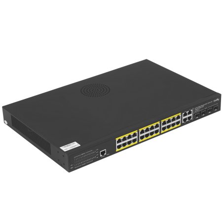 Коммутатор Cudy GS2028PS4-400W 24-Port Layer 2 Managed Gigabit PoE+ Switch with 4 Gigabit Combo Ports, 400W