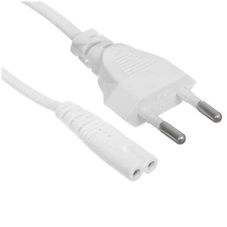 Кабель для аудио-видео техники IEC-320-C7, 2-pin 1,8m, белый, iOpen ACE023-W-1.8M