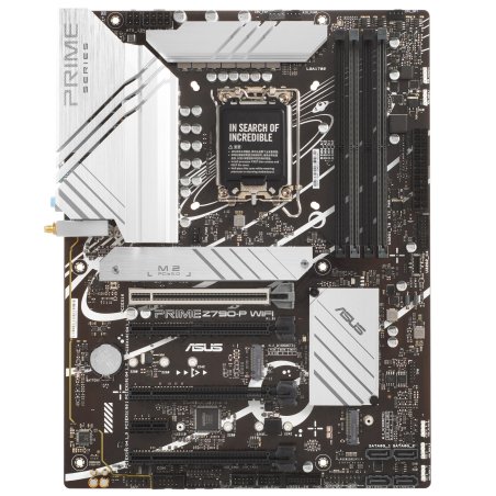 Материнская плата ASUS PRIME Z790-P WIFI, LGA 1700, Intel Z790, 4xDDR5, 4xSATA, 3xM.2 PCIe 4.0 x4, 1xPCIe 5.0 x16, 3xPCIe x4, 1xPCIe x1, 1xHDMI, 1xDP, 1xUSB-C 3.2 Gen 2, 1xUSB 3.2 Gen 2, 2xUSB 3.2 Gen 1, 4xUSB 2.0, 1x 2.5Gb LAN, 3x3.5 мм, 7.1, ATX