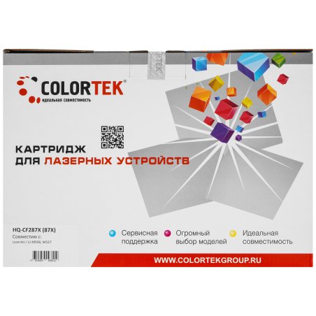 Тонер Картридж HP 87X CF287X черный для HP LJ Ent M506/M527 (18000стр.)