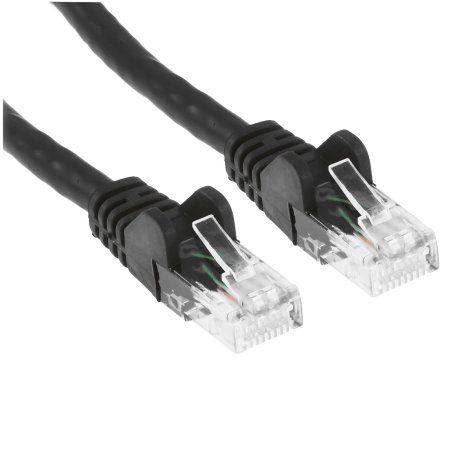 Патч-корд литой AOpen ANP612B-BK-0.5M (7/0.20) UTP кат.6 черный 0,5m