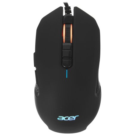 Мышь проводная Acer OMW160 черный, 6400 dpi, USB, кнопки - 8