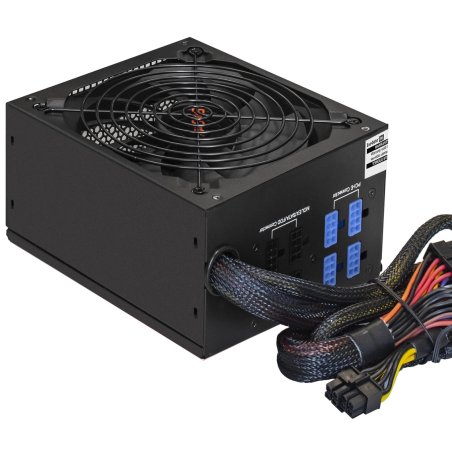 Блок питания ExeGate 900PPX (EX222114RUS), 900Вт, 80 PLUS Bronze, 140мм, модульный, черный