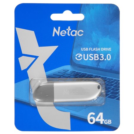 Флешка USB Netac U352 USB 3.0 64Gb, retail version
