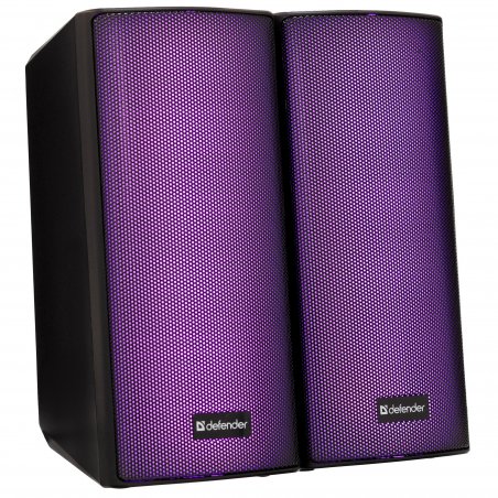 Колонки Defender Spitfire чёрный, 2.0, 6 Вт, Bluetooth, AUX