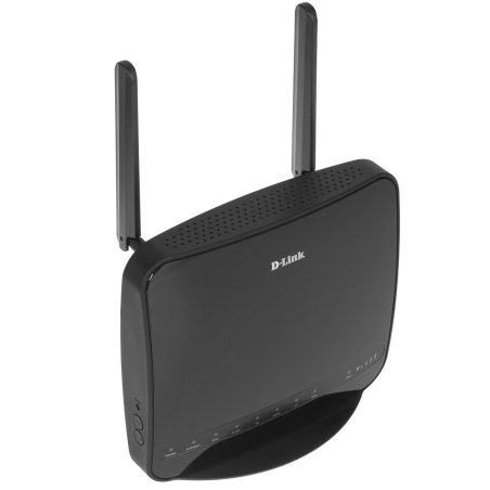 Роутер беспроводной D-Link DSL-2640U/R1A ADSL2+ черный ANNEX А