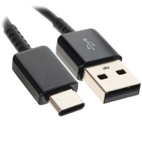 Кабель Samsung EP-DG930IBRGRU USB Type-C-USB 2.0 черный 1.5м