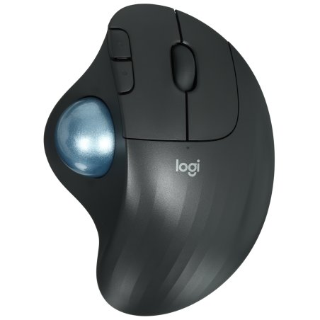 Трекбол Logitech M575S черный оптическая 2000dpi беспров. BT/Radio USB2.0 (910-007035)