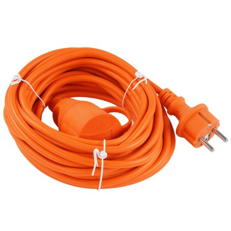 Удлинитель-шнур 1х10м вилка+розетка 2Р+РЕ IP44 УШ-01РВ 3х1 оранж. ИЭК WUP10-10-K09-44