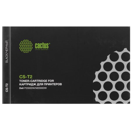 Картридж лазерный Cactus CS-T2 (T2) черный (4500 стр.) для Deli P2000DW/M2000DW