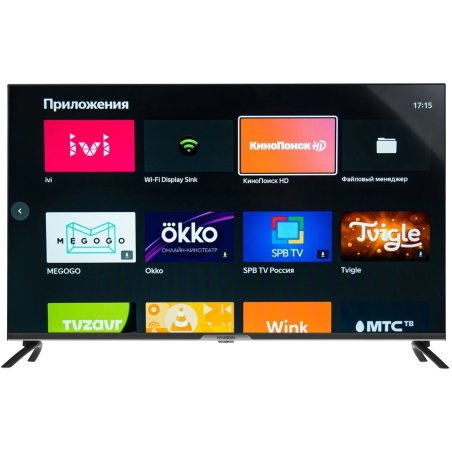 Телевизор Hyundai 43" H-LED43BU7003 черный LED UHD 60Hz Smart