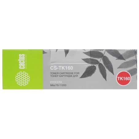 Картридж лазерный Cactus CS-TK160 черный (2500 стр.) (туба, 120 г.) для Kyocera Mita FS 1120D