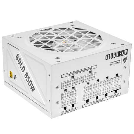 Блок питания 1STPLAYER NGDP HA-850BA4-WH, 850Вт, 80 PLUS Gold, 120мм, модульный, белый