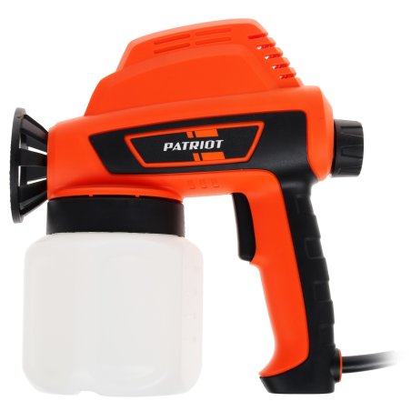 Краскопульт электрический PATRIOT SG110гибкая насадка, 110 Вт., 60 DIN/сек, 300 мл/мин. Резервуар: 800 мл
