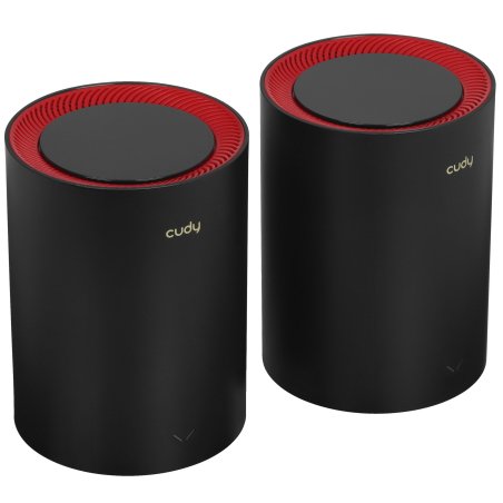 Бесшовный Mesh роутер Cudy M3000(2-PACK) AX3000 10/100/1000/2500BASE-T, белый (упак.:2шт)