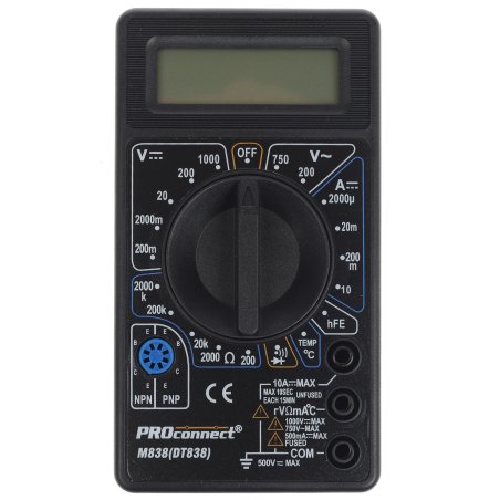Портативный мультиметр M838 (DT838) PROconnect