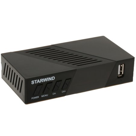 Ресивер DVB-T2 Starwind CT-140 черный