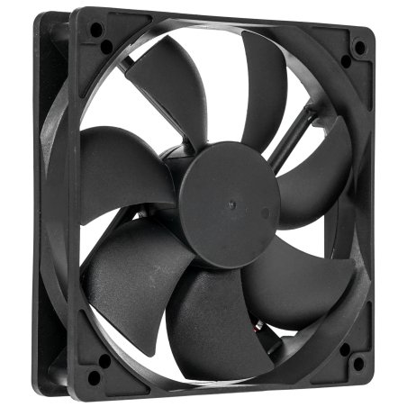 Вентилятор для корпуса Rexant RX 12025MS 24VDC черный, 120 мм, 2200 об/мин, 35 дБ, 2 pin