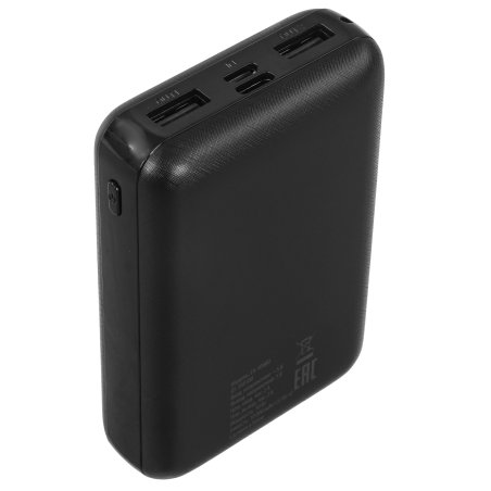 Портативный аккумулятор Buro T4-10000-B Li-Pol 10000mAh 2A+1A черный 2xUSB