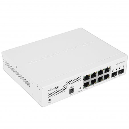 Коммутатор MikroTik CSS610-8G-2S+IN, 8×1 Гбит/с + 2×10 Гбит/с SFP+, управляемый