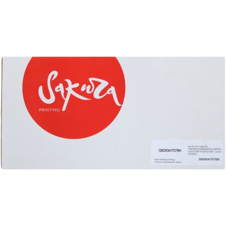 Картридж лазерный Sakura Q6000A для LaserJet 1600/2600n/2605/2605dn/2605dtn/CM1015MFP/CM1017MF, черный, 2500 к.