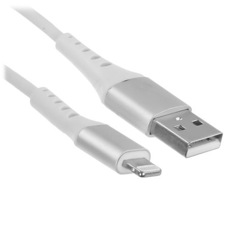 Кабель Cactus CS-LG.USB.A-0.8 USB (m)-Lightning (m) 0.8м белый блистер